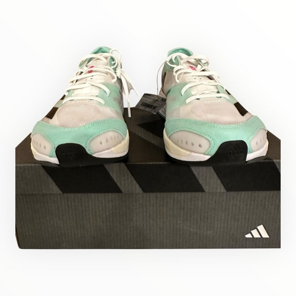 Adidas Adizero Adios 7 M Running Shoes Mint Sneaker Style GV9059 Men Size 10 US - Picture 6 of 16